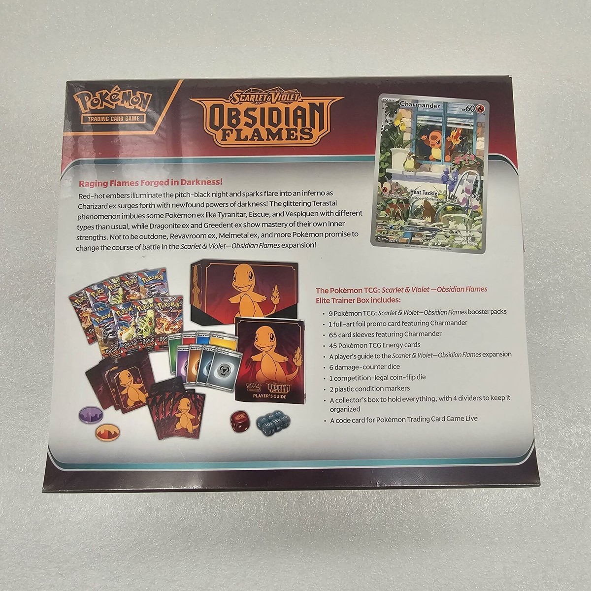 POKMON TCG Scarlet & Violet Obsidian Flames Elite Trainer Box ETB  IMPERFECT | eBay