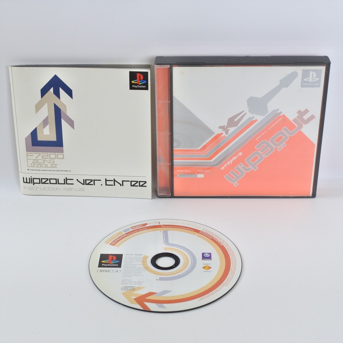 WIPEOUT 3 Wipe Out PS1 Playstation For JP System 0734 p1 | eBay