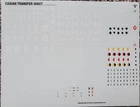 40K  Astra Militarum  Cadian    Transfer / Decal Sheet   Brand  New   Free Ship