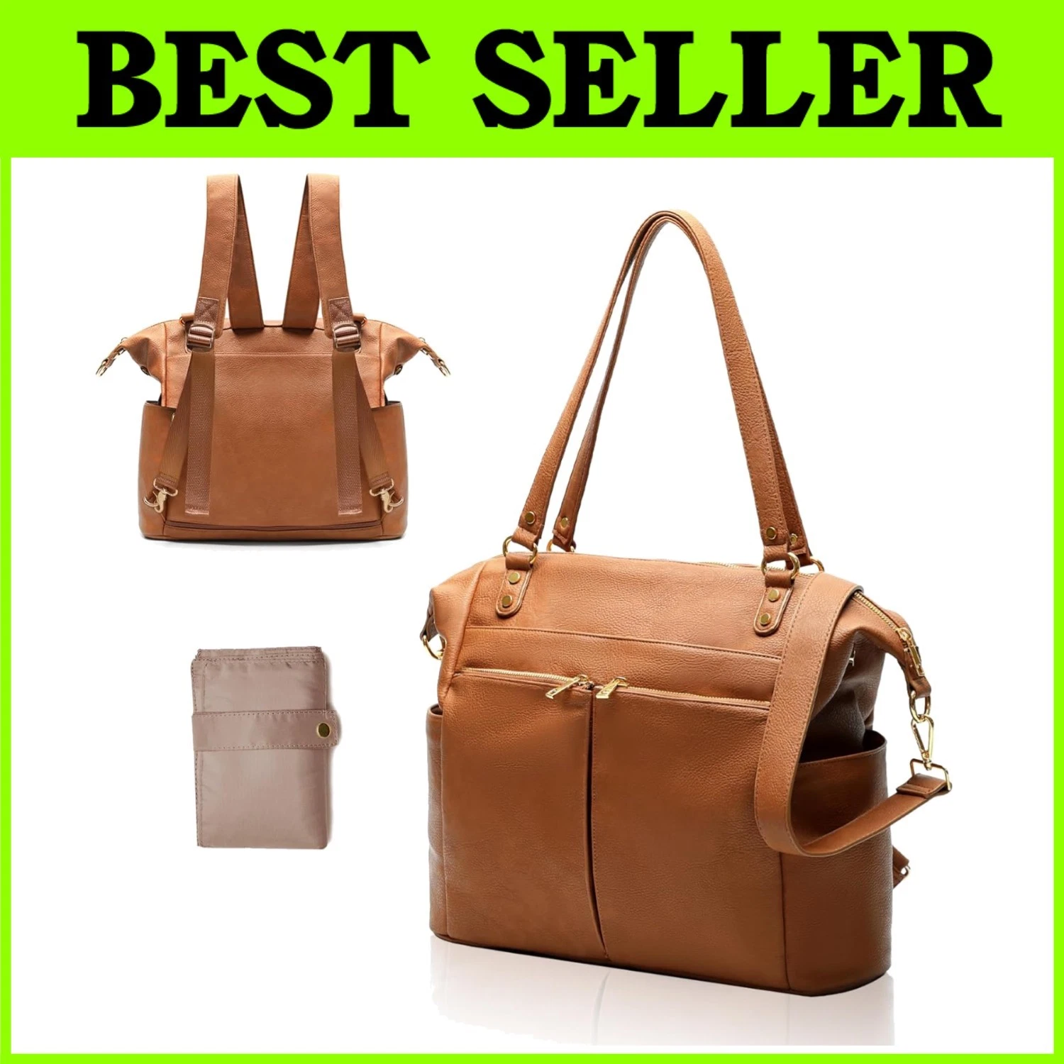 Stylish Convertible Diaper Bag Backpack for Boys Girls/-