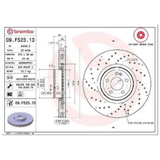 2x Bremsscheibe vorne für Mercedes E-Klasse W214 GLC C254 X254 id31866