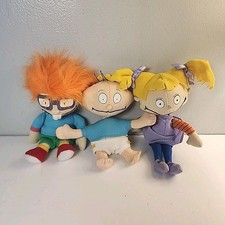 Mini figuras de muñeca de aplausos de peluche Rugrats 1997 de colección Tommy, Chuckie, Angélica