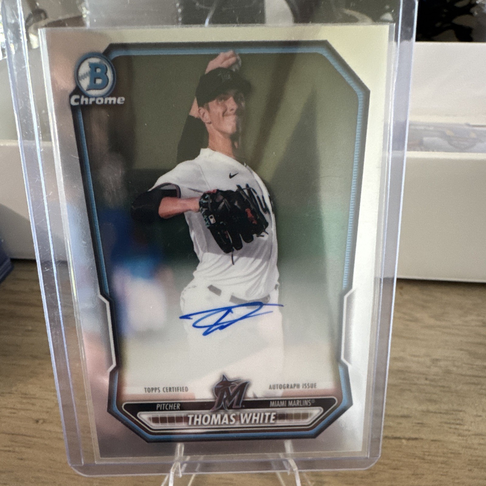 2025 Bowman - Chrome Prospect Autographs Thomas White #CPA-TW (AU, RC)
