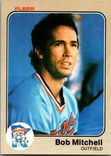 1983 Fleer Bob Mitchell #620