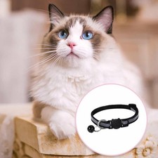 Reflective Cat Collars with Bells,Safety Buckle Kitten Collar, Adjustable