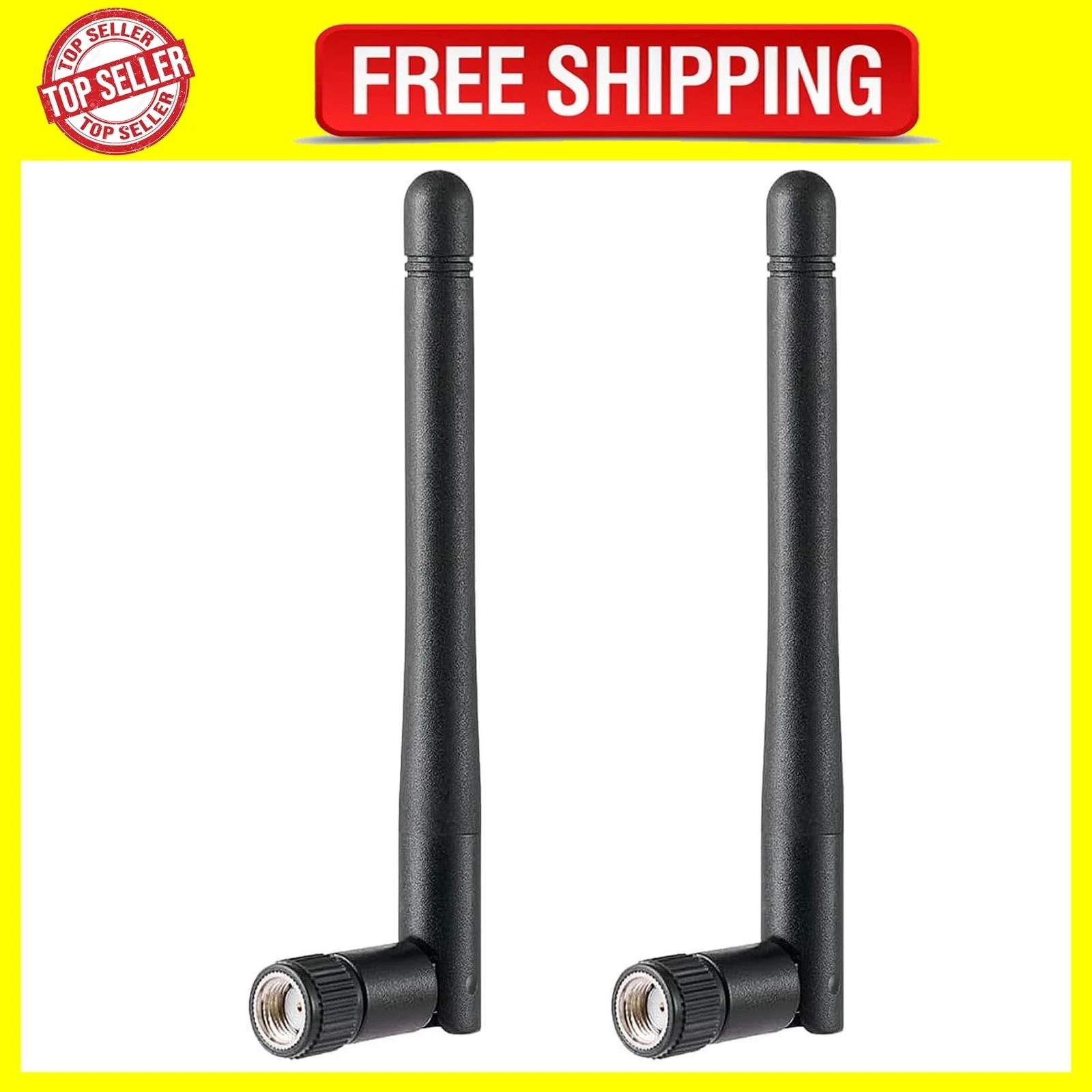 2 Pack wifi antenna for pc network antennas Dual Band 2.4GHz and 5GHz/5.8GHz for