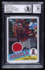 BAS 2020 Topps 1985 Baseball Relics Albert Pujols #85R-AP BGS Authentic 04k8