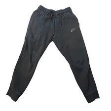Nike Sweatpants Kids M Black Tech Fleece Joggers CU9213-010 Tapered Cuffs