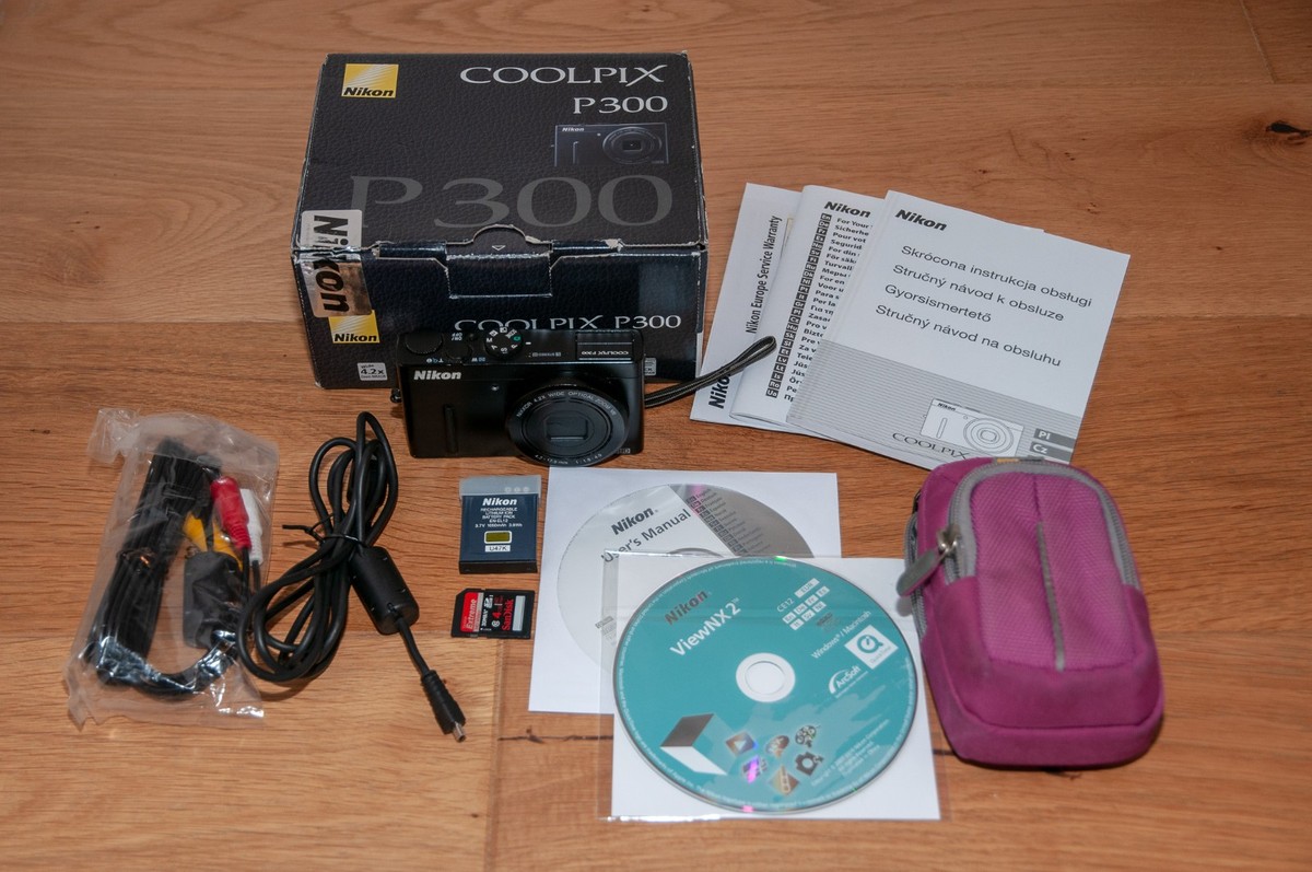 Nikon COOLPIX P300 12.2MP Digital Camera - Black for sale online