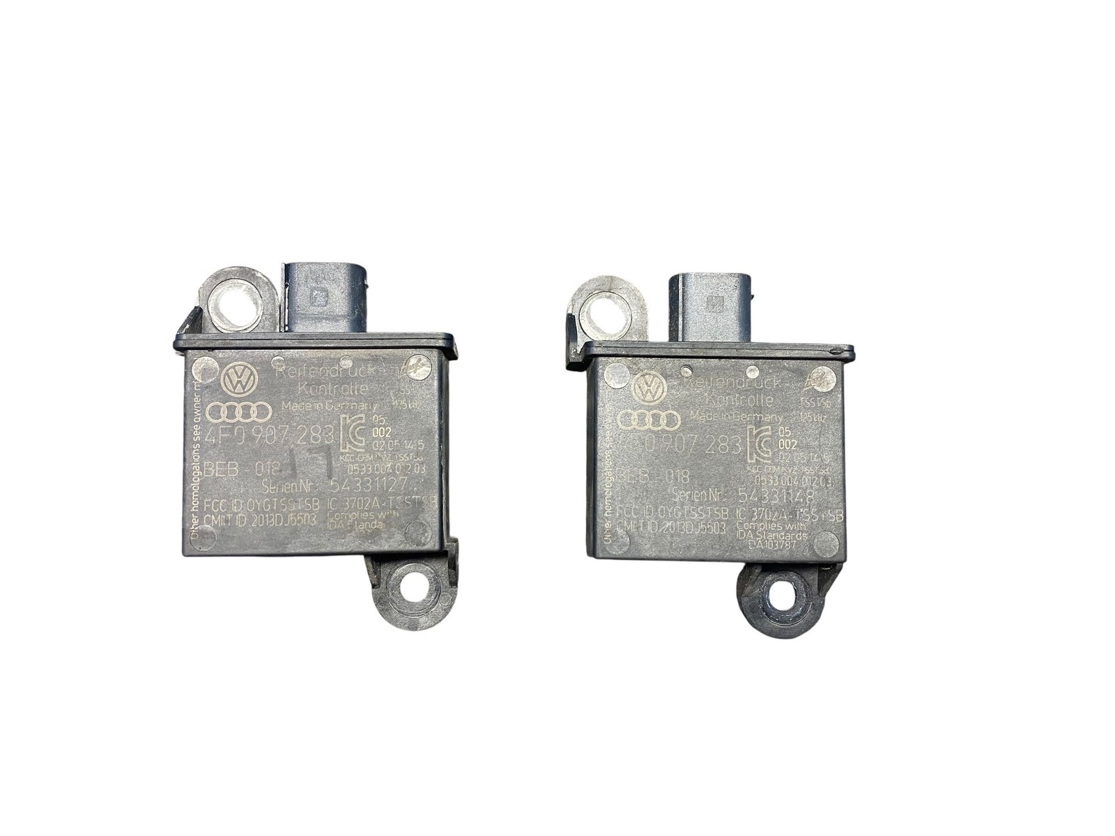 2013-2019 BENTLEY FLYING SPUR 4W 223B TPMS TIRE PRESSURE SENSOR MODULE SET (2)
