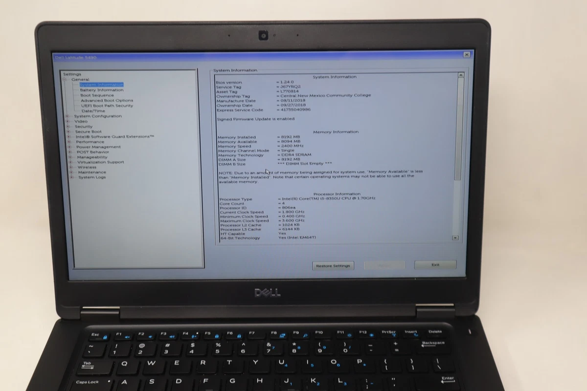 Intel Core i5 8th Gen. 16 GB RAM PC Laptops & Netbooks 256 GB SSD
