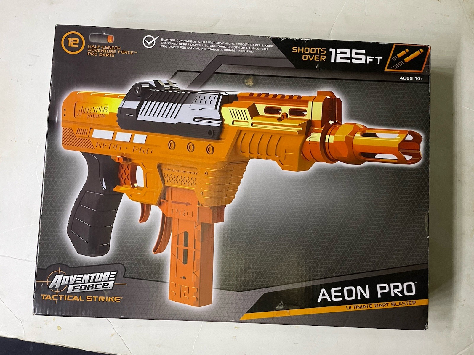 MIB 2020 Original Adventure Force: Aeon Pro Orange Foam Dart Blaster Zone