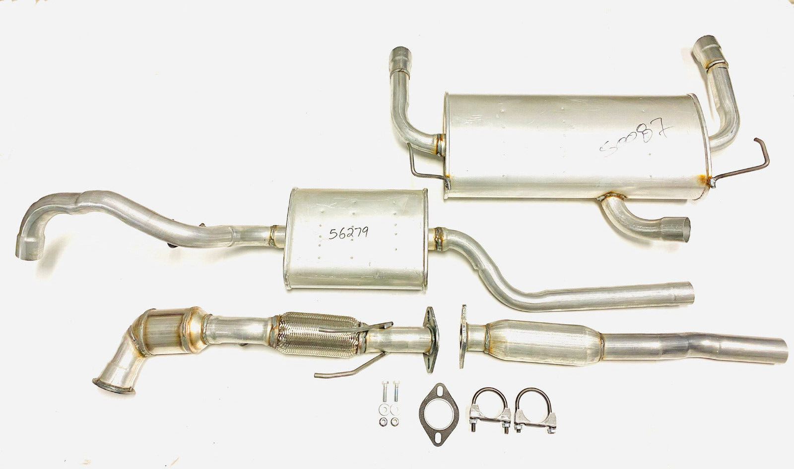 Fits 20132016 Ford Escape 2.0L Turbo Resonators, Muffler, Cat