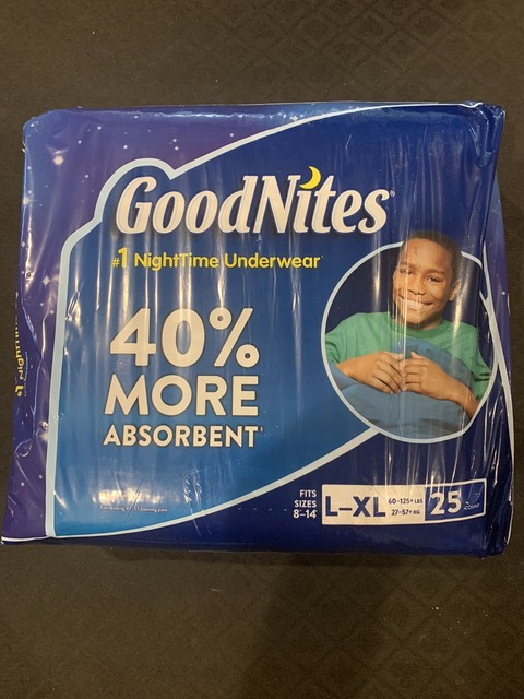 goodnites xl waist size