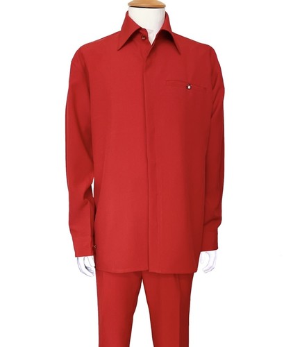 Men's 2-pc walking suit / casual sets (shirt+pants) by Fortino Landi 2612 - Picture 17 of 17