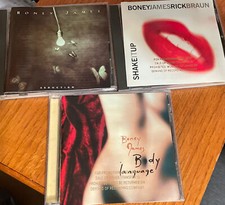 Bony James 3 CD Lot- Body Language , Seduction, and Rick Braun Shake It Up
