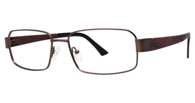MODERN OPTICAL BMEC BIG SKY MEN'S EYEGLASSES 58-17-150 MATTE BROWN W/ SOFT CASE