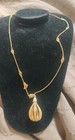 Oscar De La Renta Goldtone Long crystal Teardrop Necklace stunning — photo 1