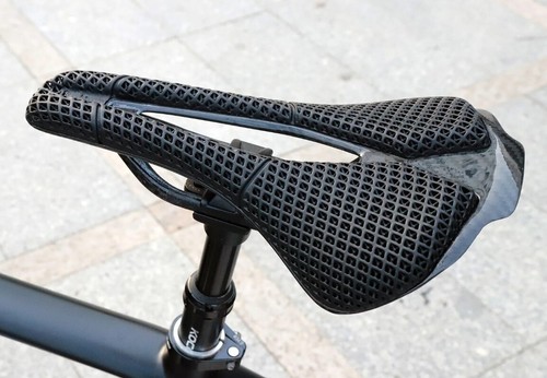 Carbon Fiber Hollow Comfortable Breathable MTB Road 3D Printed Bicycle Saddles - Picture 17 of 19