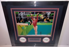 PSA/DNA Rio Gold LAURIE HERNANDEZ Autographed FRAMED 11x14 Photo! USA GOLD MEDAL