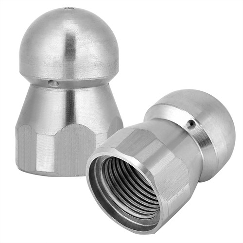 3/8 Drain & Sewer Cleaning Jetter Nozzle High Pressure Washer Accessory - Picture 5 of 7