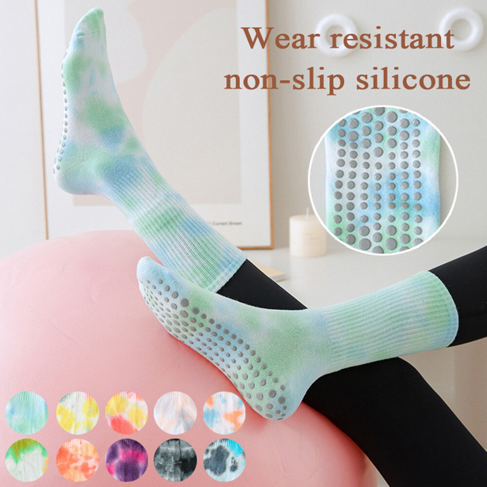SAOLA Chaussettes De Yoga Antidérapantes Chaussettes De Sport Chaussettes De Sol ~