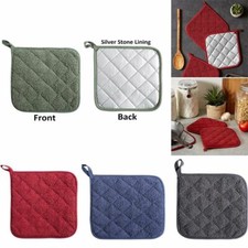 Multipurpose Cotton Pot Holder Cooking Square Potholders Heat Resistant Hot-Pads