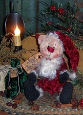 Primitive Santa Bear Teddy Christmas Doll Patti's Ratties Paper Pattern 256