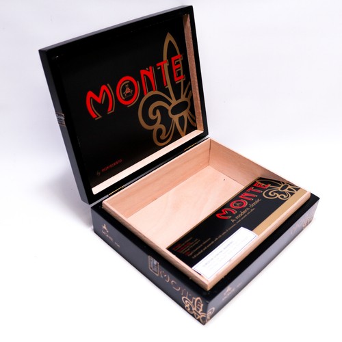 Montecristo Monte 60 x 6 leere Holz Zigarrenkiste 8,5" x 7,25" x 2,25 - Bild 5 von 10