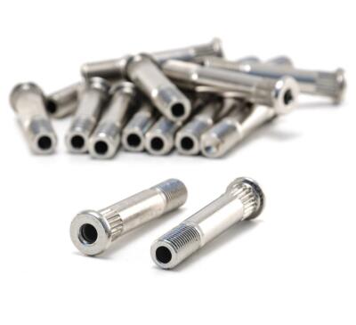 50x Hollow Kingpin, Bulk Skateboard Hardware passend für alle modernen Skate Trucks
