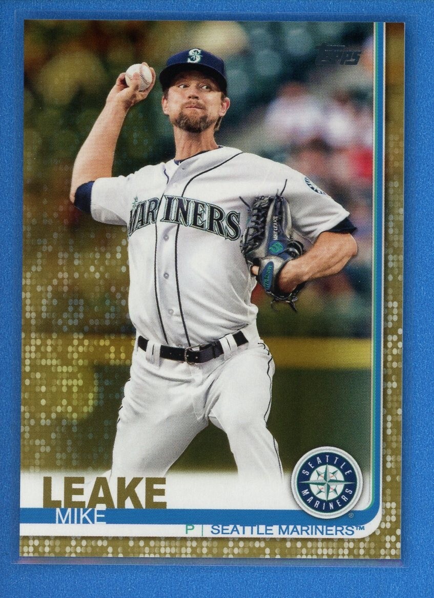 2019 Topps Series 1 GOLD Parallel #27 Mike Leake Seattle Mariners #/2019
