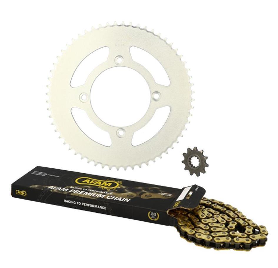 Kit chaîne 420 Beta RR Motard 11x60 Afam pour vos trajets urbains et lycée