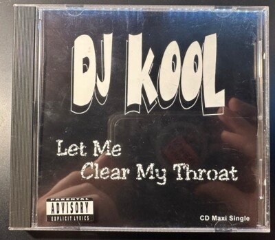 Let Me Clear My Throat - CD Maxi Single By DJ Kool CLR Records - Good Condition