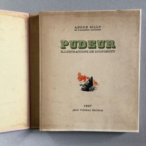 André Billy — Pudeur — illustrations de Dignimont — ex. n°/500 — Vigneau — 1946. - Picture 5 of 15