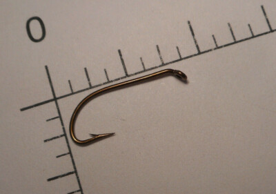 100 MUSTAD #7 Fly Tying Hooks Streamer Limerick TD BALL-eye bronzed NORWAY 3123
