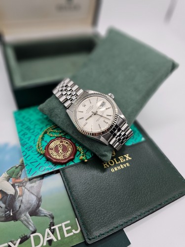 Rolex Datejust Silver Dial Watch - Ref 16014 in Excellent Unpolished Condition - Picture 16 of 22