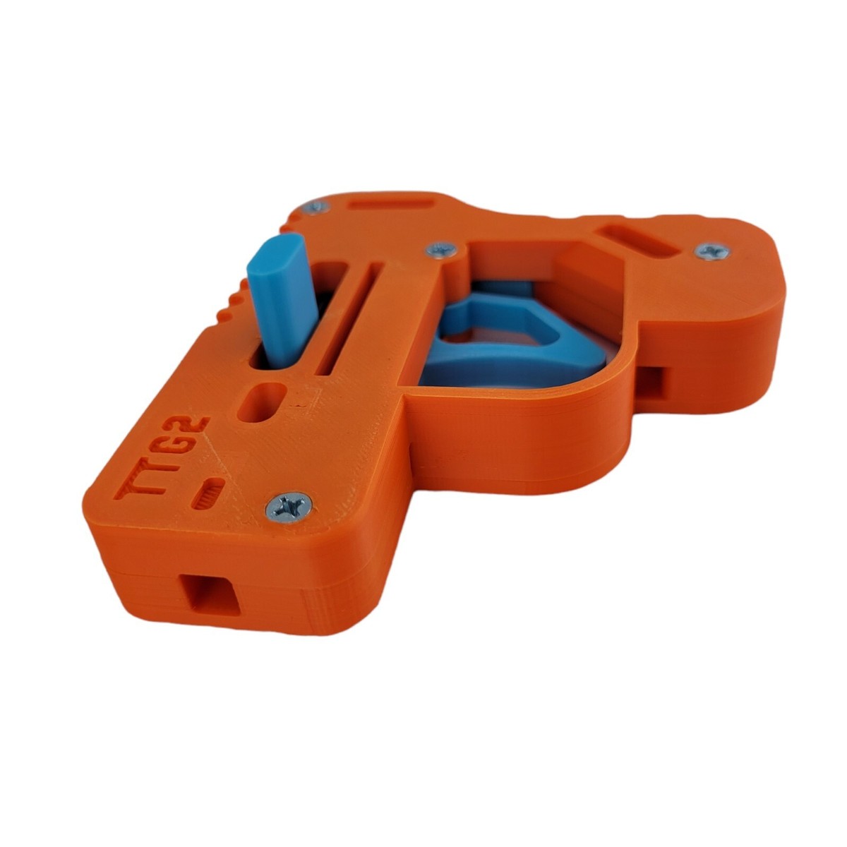 Toy Tic Tac Gun Shooter | TTG2 | Orange/Blue | Tic Tac's included