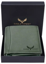 Brand New Nova Vintage Green Leather Wallet for Men Gift Item