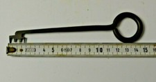 ANCIENNE CLE VINTAGE OLD KEY SERRURE SERRURERIE PORTE COFFRE FORT PORTE