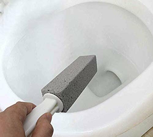 3 Pumice Cleaning Stone with Handle Toilet Bowl Cleaner Hard Water Ring Remover