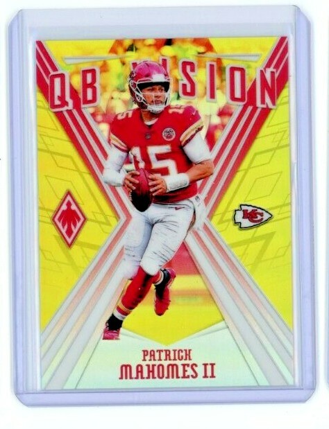2020 Panini Phoenix Patrick Mahomes II QB Vision Yellow #06/75