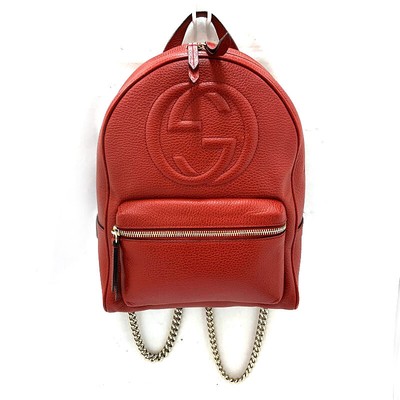 gucci soho backpack red