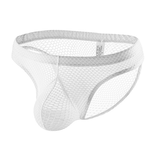 Men's Sexy G-string T-back Thongs Briefs Bulge Pouch Mesh Underwear See-through - Picture 26 of 28