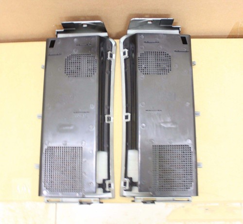 Side Vent Grille Fender for RANGE ROVER L322 10-12 Glossy Black & Silver - Foto 5 di 6