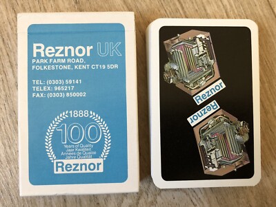 Vintage REZNOR Packung Spielkarten 1888 100 Jahre Qualität - Cartamundi 1988