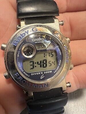 Rare Vintage Casio G-Shock Baby-G Frogman BGW-100 Men's Rare Vintage Casio G-Shock Baby-G Frogman BGW-100 Men's