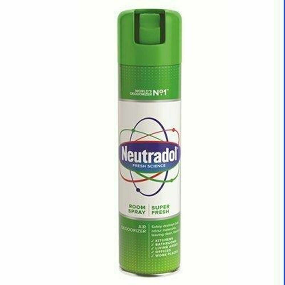 12 X Neutradol Room Spray Odour Destroyer SUPERFRESH Air Freshener FULL CASE