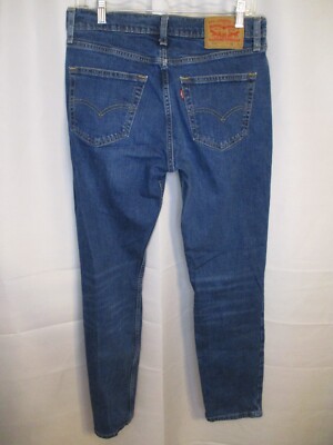Levi's 511 Cotton Blend 32 x 32 Skinny Fit Medium Rinse BLue Jeans