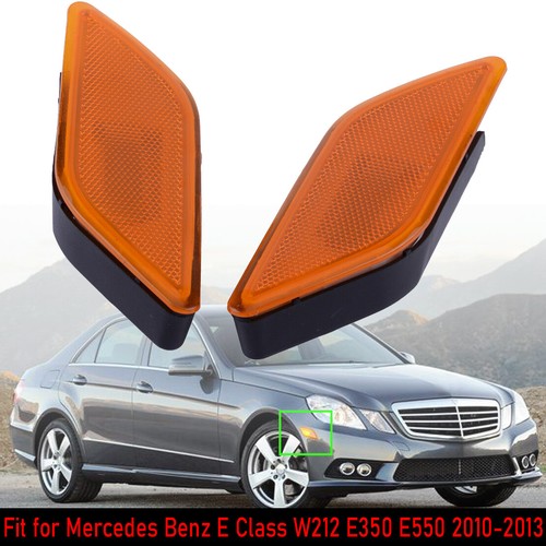 1Paar Stoßstange Seiten Marker Turn Licht fit für Mercedes Benz E Class W212 - Picture 1 of 6