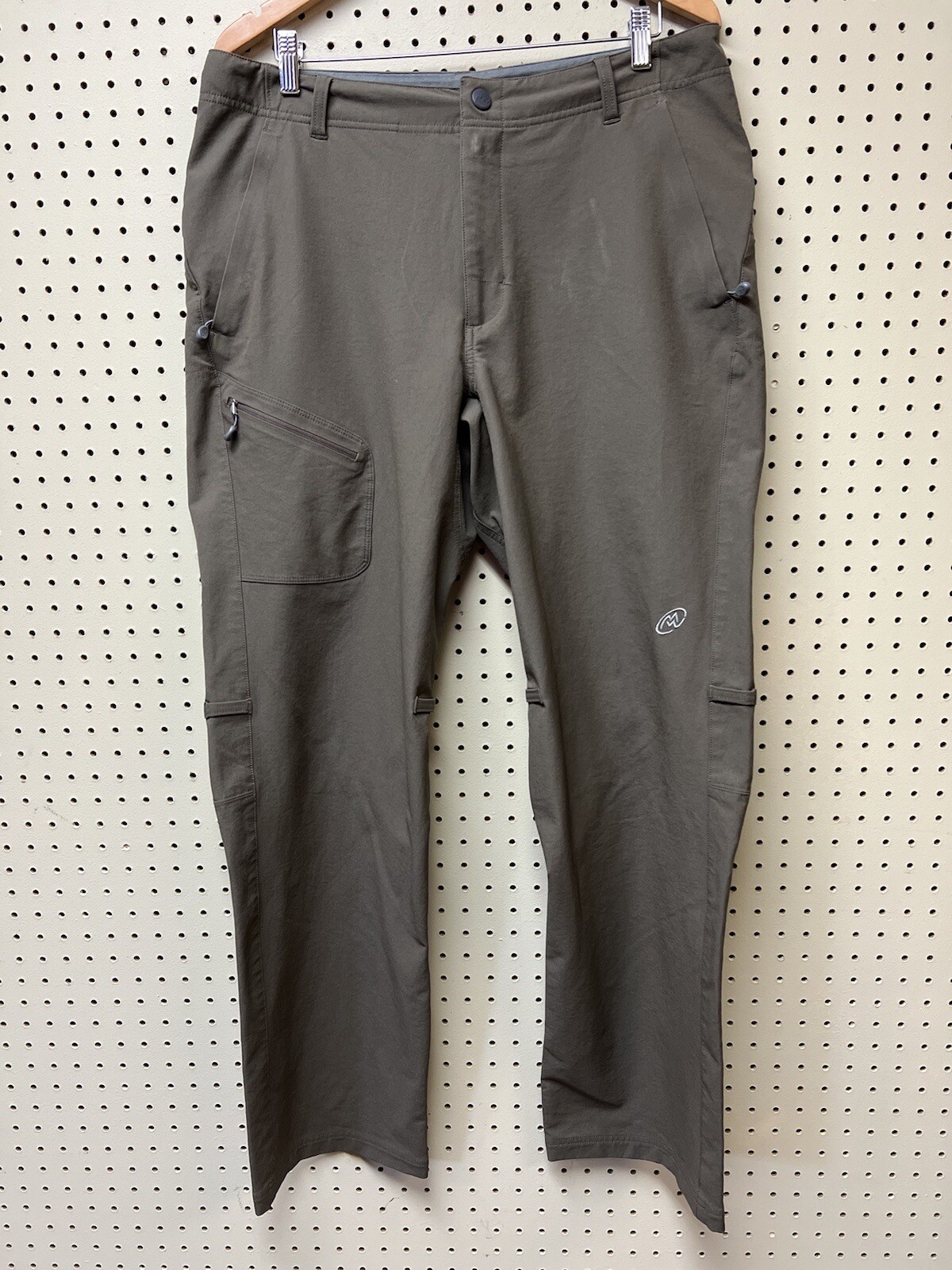 Cloudveil Men's Mountain Wear Polyester Brown Outdoor Hiking Pants